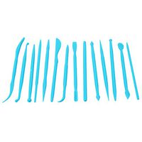 Meolin 14pcs/set Cake Biscuit Cookie Cutter Engraved Pen Cake Modelling Tools Kit,Plastic,4.3-4.9inch