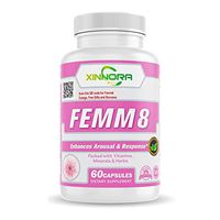 Xinnora Femm8 Libido Enhancer for Women with Ginseng, Pure Horny Goat Weed, Tongkat Ali, Tribulus Terrestris, Maca Root for Better Physical Performance, Extra Strength & Energy - 60 Caps (8)