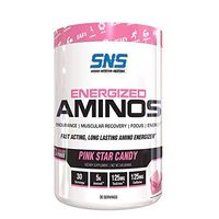 SNS Energized Aminos Fast Acting, Long Lasting Amino Energizer (Pink Star Candy)