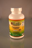 Policosanol + Coq10, Polycosanol, Cholesterol Aid, Heart Health, Made in USA - Various Sizes (1 Bottle - 100 Capsules)
