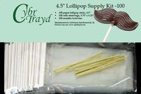 4.5" Lollipop Supply Kit (100 Count)