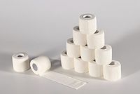 Keepcare Bandage Wrap,2" x 5 Yards，First Aid Elastic Self Adherent Cohesive Tape,for Sports,Wrist and Ankle Sprains & Swelling,Bandage Tape White, Pack of 12