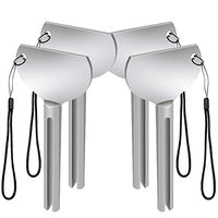 LEAGY 4Pack Simple and Practical Metal Tube Squeezer Wringer for Extruding More Cosmetic, Skin Care Products, Toothpaste, Glue, Other Tube Products, Contains Lanyard