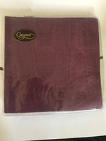 Plum Moire Purple Paper Dinner Napkins 20 ct
