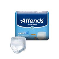 Attends 25433100 Absorbent Underwear Attends Extra Pull On X-Large Disposable Extra Absorbency Ap0740 Box of 56