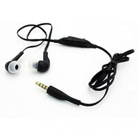 Sound Isolating Handsfree Headset Earphones Earbuds w Mic Dual Headphones Earpieces Stereo Flat Wired 3.5mm [Black] for Ipod Nano 5th Gen, 7th Gen, Touch 1st Gen, 2nd Gen, 3rd Gen, 4th Gen, 5th Gen