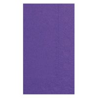 Hoffmaster 180539 Dinner Napkin, Regal Embossed, 2-Ply, 1/8 Fold, 17" Length x 15" Width, Purple (8 Packs of 125)