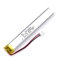 AKZYTUE 3.7V 850mAh 701488 Lipo Battery Rechargeable Lithium Polymer ion Battery Pack with JST Connector