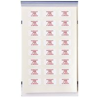 Brady TL-PK-11, 13803 0.375"x0.75" Vinyl Warranty Void If Seal is Broken Label, 5 Packs of 480 pcs