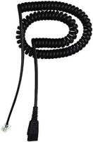 Direct Connect Cord QD-RJ-9 Coiled Cord