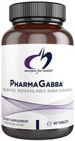 Designs for Health PharmaGABA - 200mg GABA Chewables for Calm + Restful Sleep (60 Chewable Tablets)