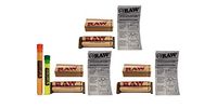 100% Authentic Raw Rollers Bundled with Two Exclusive Destroyer Plastics Doob Tubes One Large One Small (70mm Raw Original, 3)