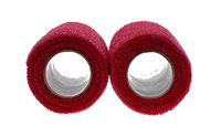 Andover Flexible Sports Tape Wrap (2 Pack), Red, 3"