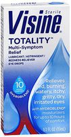 PACK OF 5 - Visine Totality Multi-Symptom Relief Lubricant/Astringent/Redness Reliever Eye Drops, .5 Fl Oz