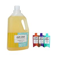 Zum Clean Laundry Soap - Eucalyptus-Citrus, 64 Fl Oz + Trial Size Sampler Pack