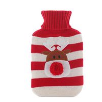 Christmas Washable Soft Cover Fashion Safe Hot Water Bottle Bag-A02