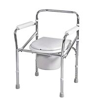PLLP Medical Rehab Chair, Wheelchair,Chair Bath Toilet Seat Collapsible Pregnant Women Old Man Potty Sturdy Waterproof
