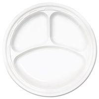 DCC10CPWF - Foam Plate 10.25 in White, 4/125