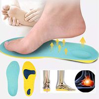 3 Sizes Gel Cushion Sneaker Insole Running Bow Support Insert Pad Foot Care Size Cortable Shock Absorbers, Insoles for Gel Shoes Sneakers Footwear Accessories(L)