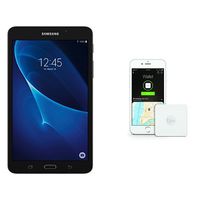 Samsung Galaxy Tab A 7-Inch Tablet (8 GB, Black) and Tile Slim 1-pack Bundle