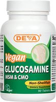 DEVA VEGAN VITAMINS VEGAN GLUCOSAMINE,MSM-CMO, 90 TAB (3 pack)