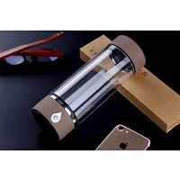 LOVEPET High Concentration Hydrogen-Rich Water Cup SPE Ion Membrane Alkaline Water Purifier Micro-Electrolyzed Water Glass 420ml