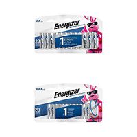 Energizer Combo Pack 12x AA and 12x AAA Lithium Batteries (24Count), Double A and Triple A Ultimate Lithium Battery