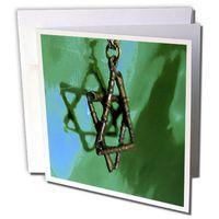 3dRose Spirit Shadows - Greeting Cards, 6 x 6 inches, set of 12 (gc_7338_2)