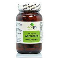 Ecoflo Naturals - Adrenal RX FLO | 90 Veggie Adrenal Fatigue Supplement Caps | Provides Adrenal Support with Ashwagandha Root, Rhodiola Rosea, Red Chinese Ginger Root and More