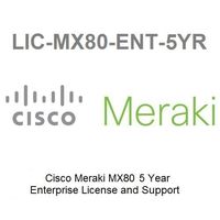 Meraki MX80 Enterprise Meraki License 5 Year LIC-MX80-ENT-5YR