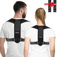 Posture Corrector Back Support Brace for Men and Women, Posture Brace Correction Shoulder Support, Adjustable Back Straightener and Providing Pain Relief from Neck, Back and Shoulder 2020 Upgraded