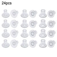 Herva 12PCS Clear High Heel Protectors 12/24 Sizes Grass High Heel Protectors Shoes, Stoppers Fits for Women Walking on Grass and Uneven Floor Wedding Shoes Small/Middle/Large