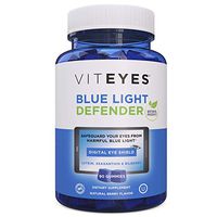 Viteyes Blue Light Defender Gummy Supplement, Dietary Safeguard from Harmful Blue Light, Natural Berry Flavor, 90 Gummies