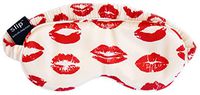 Slip Pure Silk Sleep Mask, Red Kisses - 100% Pure Mulberry Silk 22 Momme Eye Mask with Elastic Band from Slip Pure Silk Pillowcase