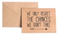 We Only Regret the Chances We Don't Take Stationery Note Card Set