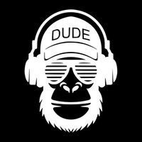 Dude Monkey Headphones Vinyl Decal Sticker | Cars Trucks Vans SUVs Walls Cups Laptops | 5.5 Inch | White | KCD2645