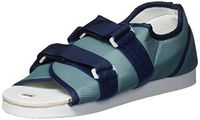 MABIS DMI Healthcare Mesh Post-Op Cast Shoe, Lightweight Shoe with Adjustable Straps for Custom Fit, Men's Medium,9-11, Blue