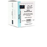 Sterile Bordered Gauze Dressing - Item Number 00261EBX - 2”x2” - 50 Each / Box