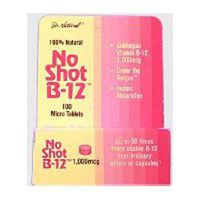 World Organic No Shot B-12, 1000 mcg - 100 MicroTab, 2 pack