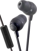 JVC HAFR37B Marshmallow Earbuds with Mic, Black