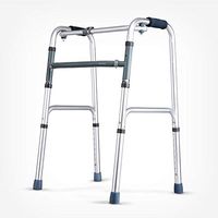 ZHPRZD Disabled Walker Old Man Walker Four-Legged Walker Pulley/No Pulley Assisted Walker Four-Legged Walking Stick (Color : Pulley)