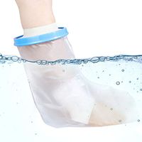 Waterproof Adult Foot Cast Cover Bandage Protector for Shower and Bath, Broken Foot Surgery Ankle Wounds and Burns
