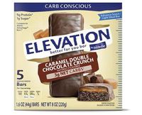 Millville Elevation Advanced Carb Conscious Better for You Caramel Double Chocolate Crunch Endulgent Bars - 5 ct.