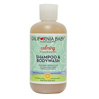 California Baby Calming Shampoo and Body Wash - Hair, Face, and Body | Gentle, No Fragrance, Allergy Tested | Dry, Sensitive Skin, 8.5 ounces