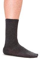 KingSize Men's Big & Tall Diabetic Crew Socks - Big - 2XL, Grey