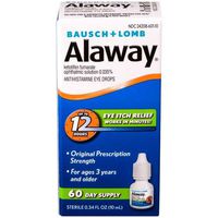 Bauch & Lomb Alaway Eye Itch Relief Drops (Pack of 2)