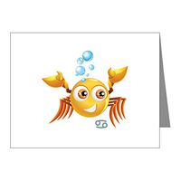 Note Cards (20 Pack) SmileyFace Zodiac Cancer