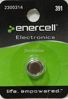 Enercell 1.55V 40mAh 391 Silver-Oxide Button Cell Coin Battery Radioshack 2300314