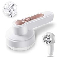 Fanerfun Lint Removers for Clothes, Electric Bobble Remover, Rechargeable Sweater Shaver with Replaceable Stainless Steel 3-Blades, Easy Remove Fuzz, Lint, Pills, Bobbles, Fabric Shaver Fuzz Remover