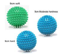 Massage Balls - Spiky or Lacrosse Ball Roller 3packs for Plantar Fasciitis, Trigger Points Neck & Back Pain Relief - Deep Tissue Rehab Reflexology & Acupressure